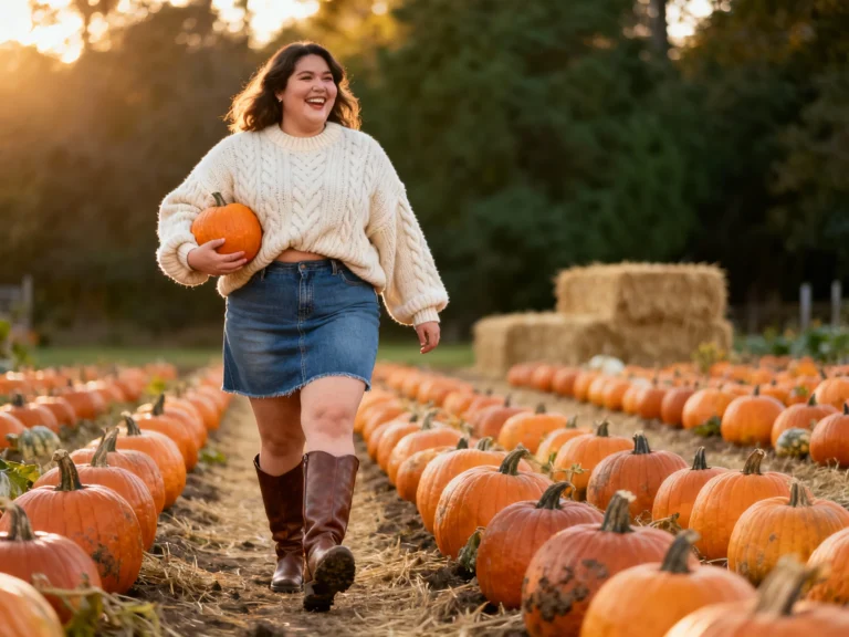 12 Plus-size Pumpkin Patch Outfits That Slay the Hayride (comfy, Cute, Zero Chafing)
