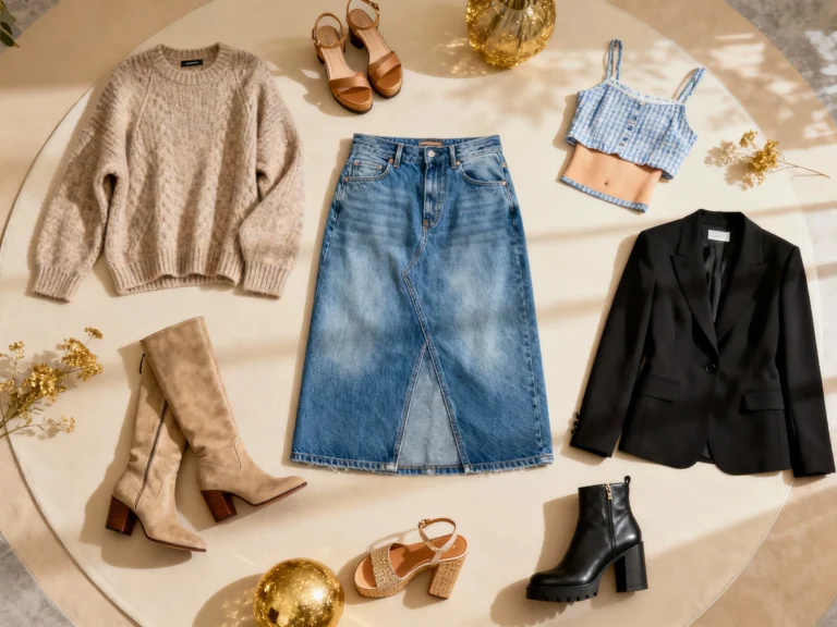 10 Denim Skirt Outfit Ideas You’ll Want to Wear Every Single Month