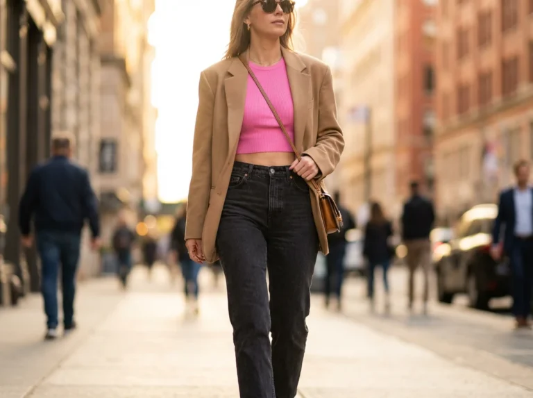 Pink Crop Top, Big Energy: 12 Street Style Outfits You’ll Actually Wear Tomorrow