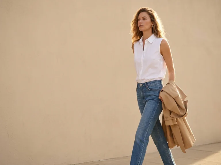 15 Sleeveless Blouse + Jeans Outfits so Easy You’ll Screenshot Them (and Wear Tomorrow)