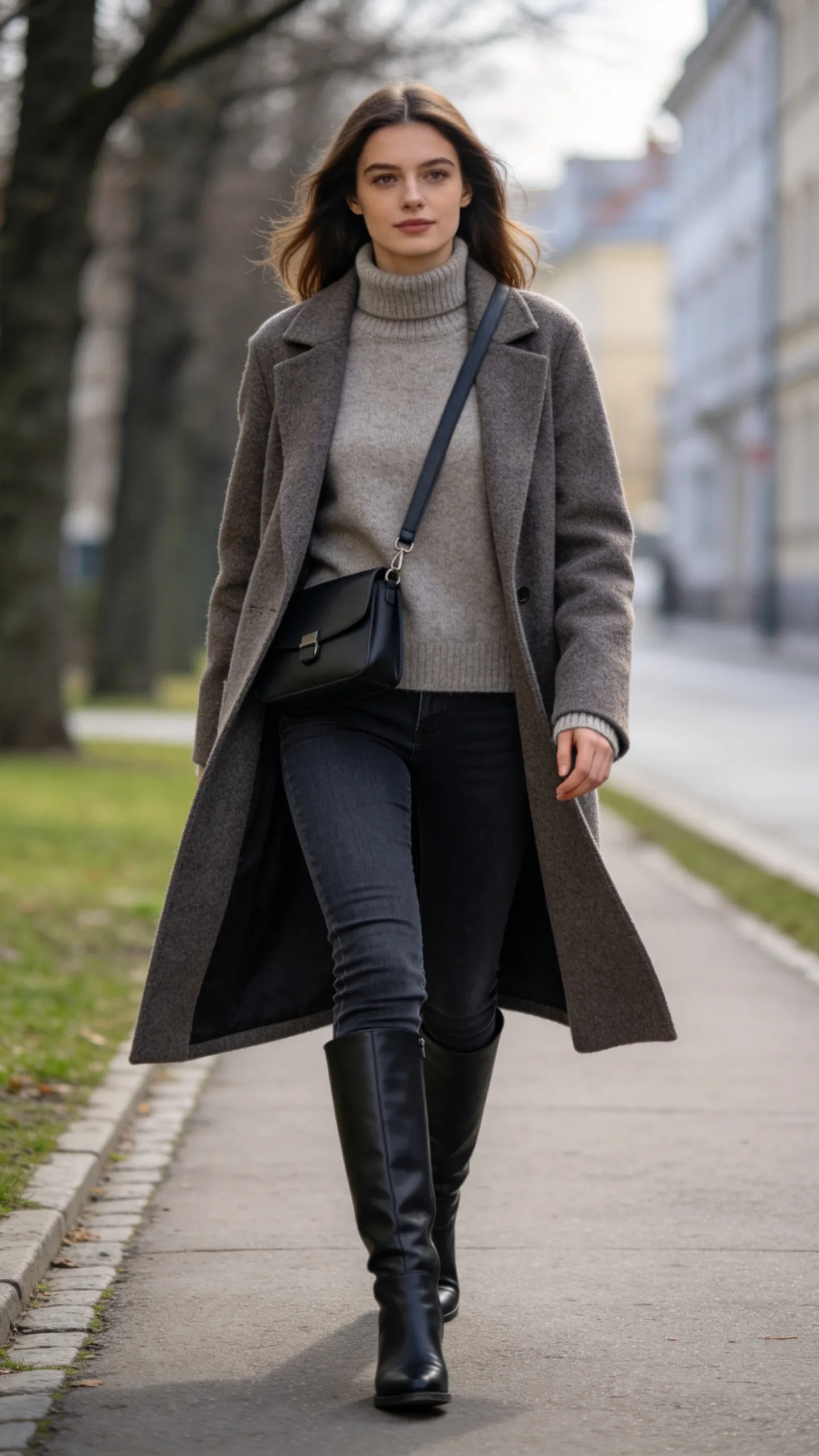 12. Skinny Jeans With Knee-High Boots