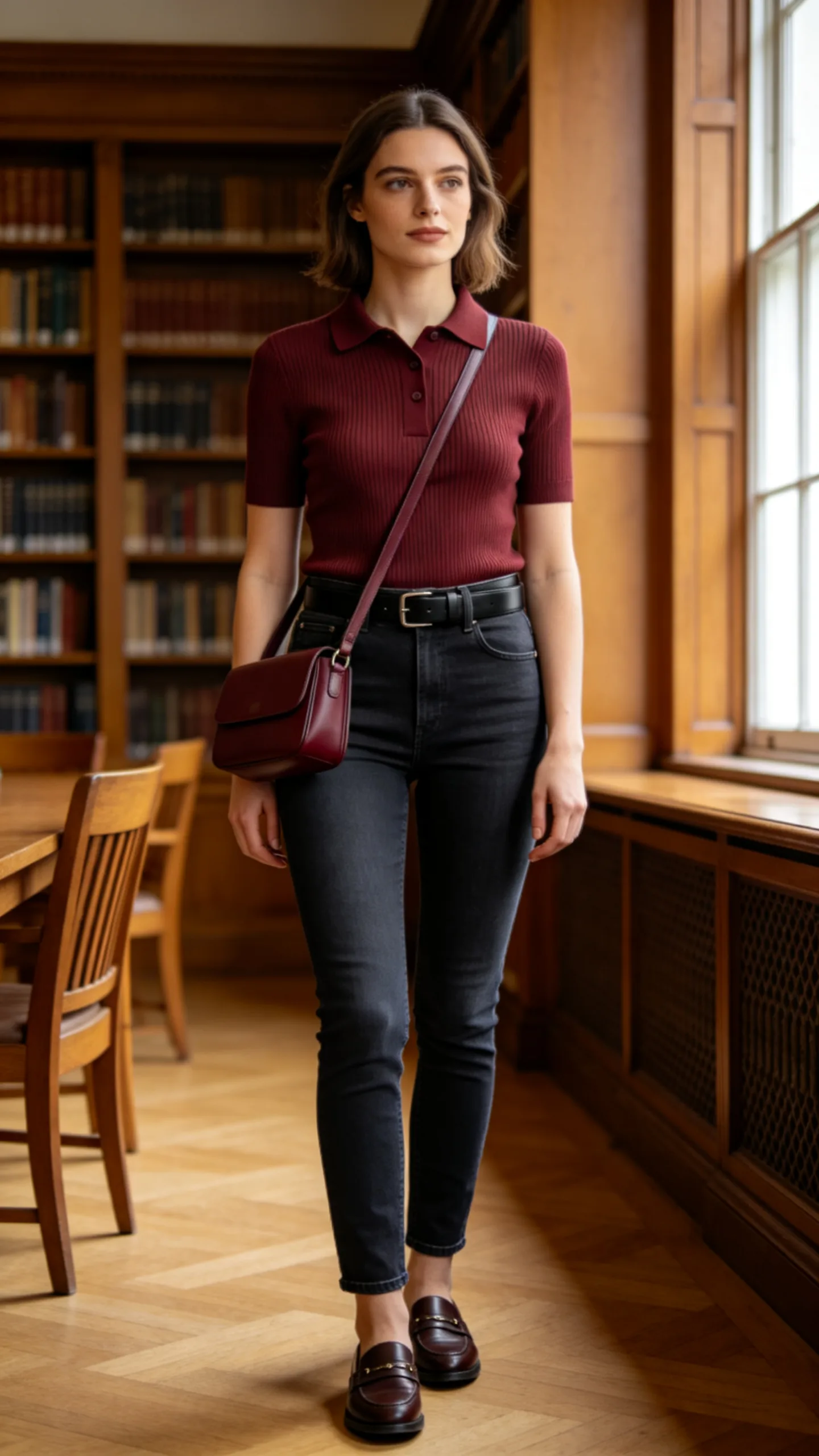 17. Dark Jeans With a Knit Polo