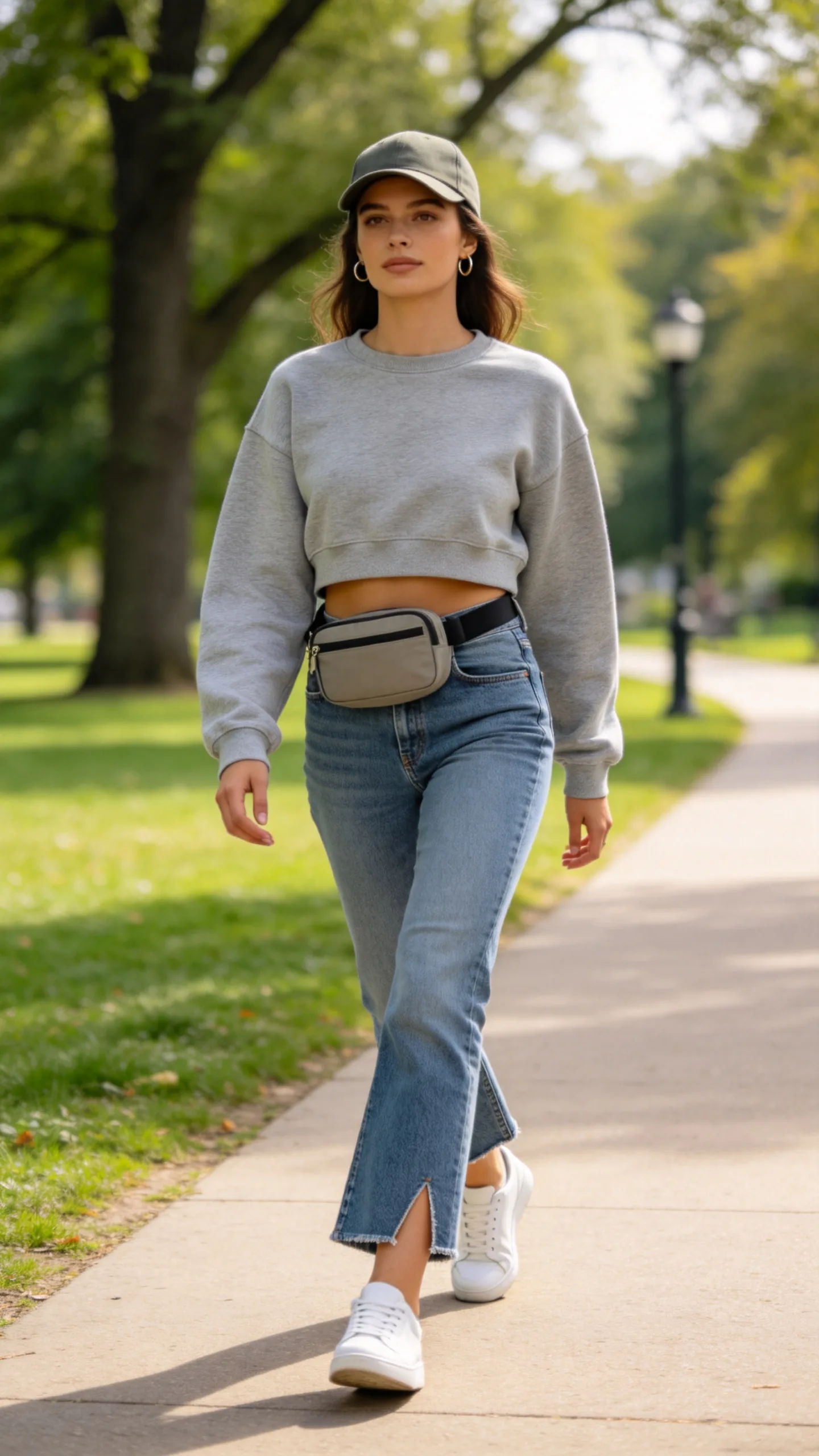 20. Keep It Casual With a Sweatshirt and Sneakers
